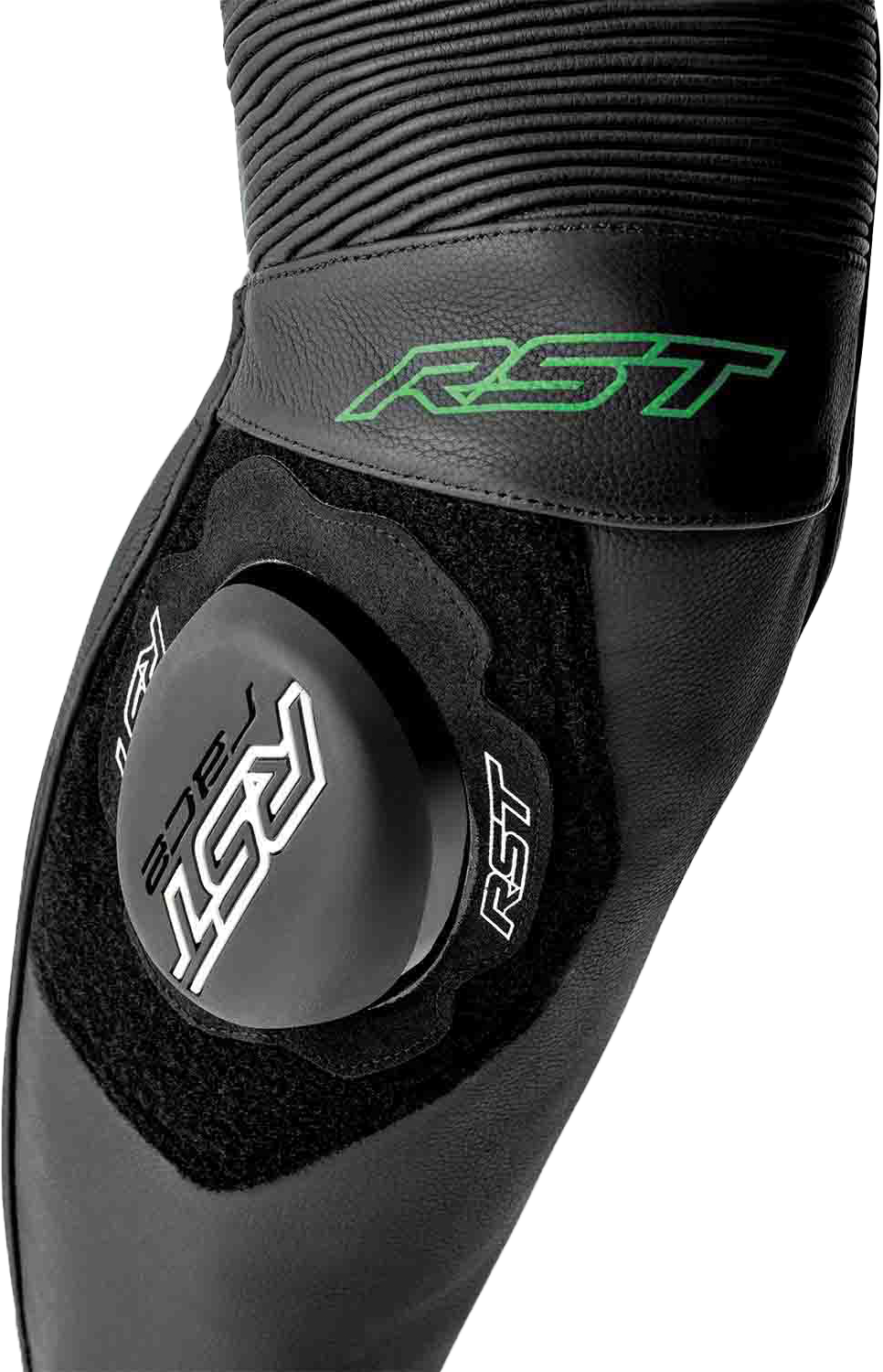 RST S1 D3O Suit BLK/GRY/FLO GRN Leather 2X 103604F.GRN-48