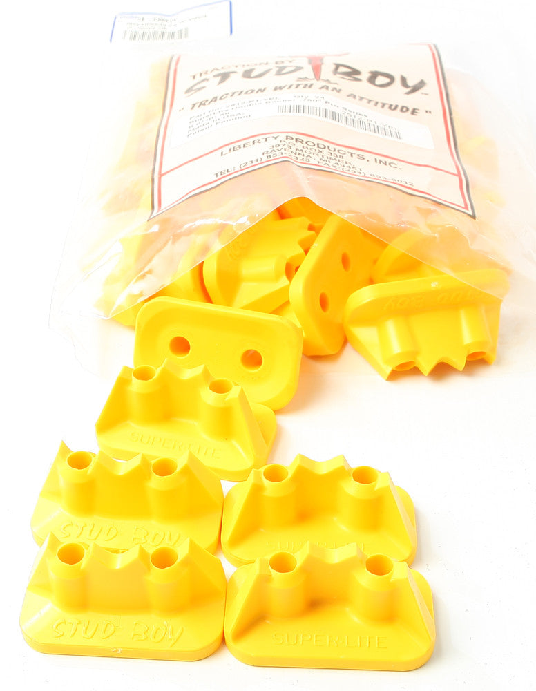 Stud Boy Super-Lite Pro Series Double Backers .75" 24/PK Yellow 2512-P1-YEL