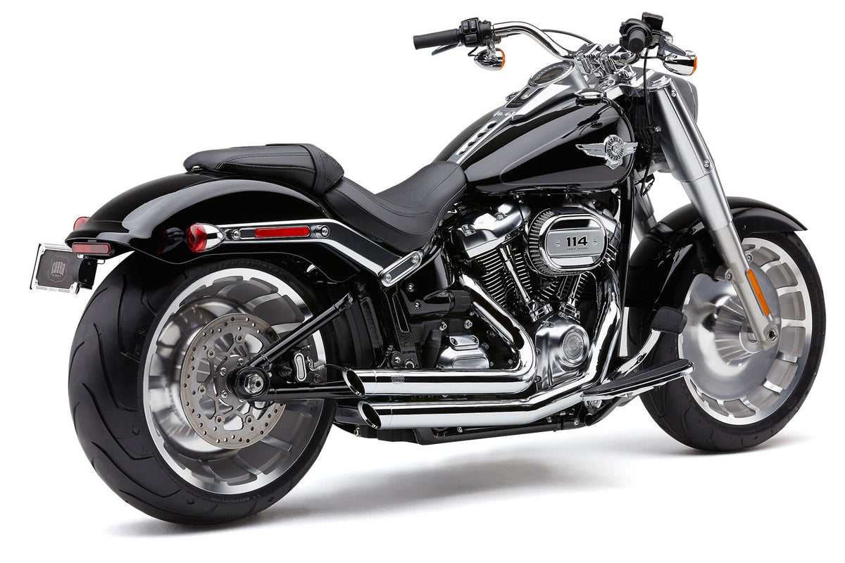 Cobra Speedster Slashdown CHRM FLFB/S FXBR/S/DR 18-24 6863 for Harley-Davidson FLDE Softail Deluxe / FLFB Softail Fat Boy & More