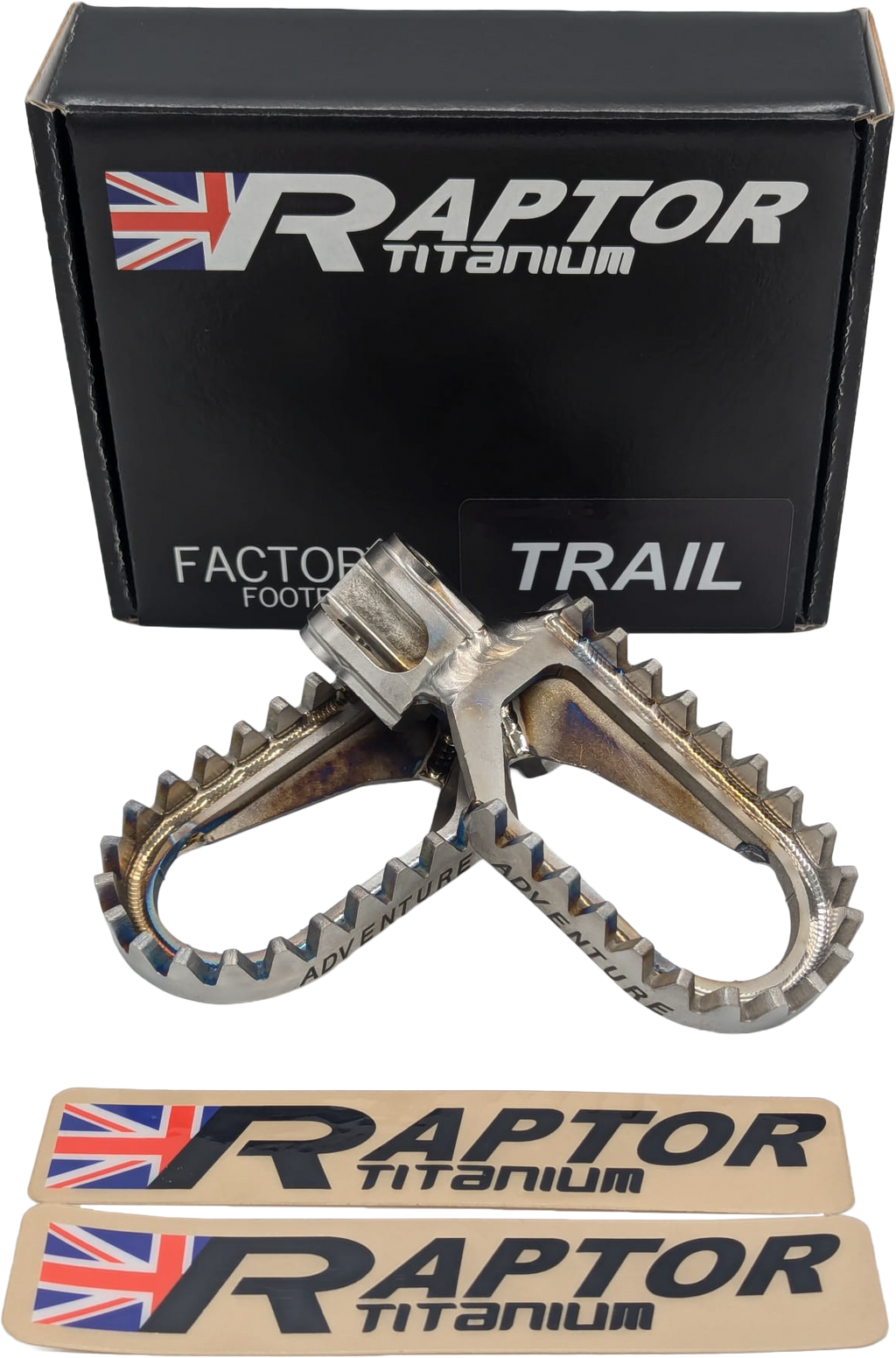 Raptor Titanium Foot Pegs ADV PR ADV001 for KTM 1090 Adventure R / 1190 Adventure & More