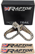 Raptor Titanium Foot Pegs ADV PR ADV001 for KTM 1090 Adventure R / 1190 Adventure & More