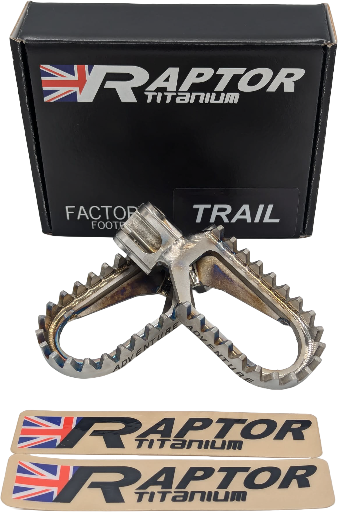 Raptor Titanium Foot Pegs ADV PR ADV001 for KTM 1090 Adventure R / 1190 Adventure & More