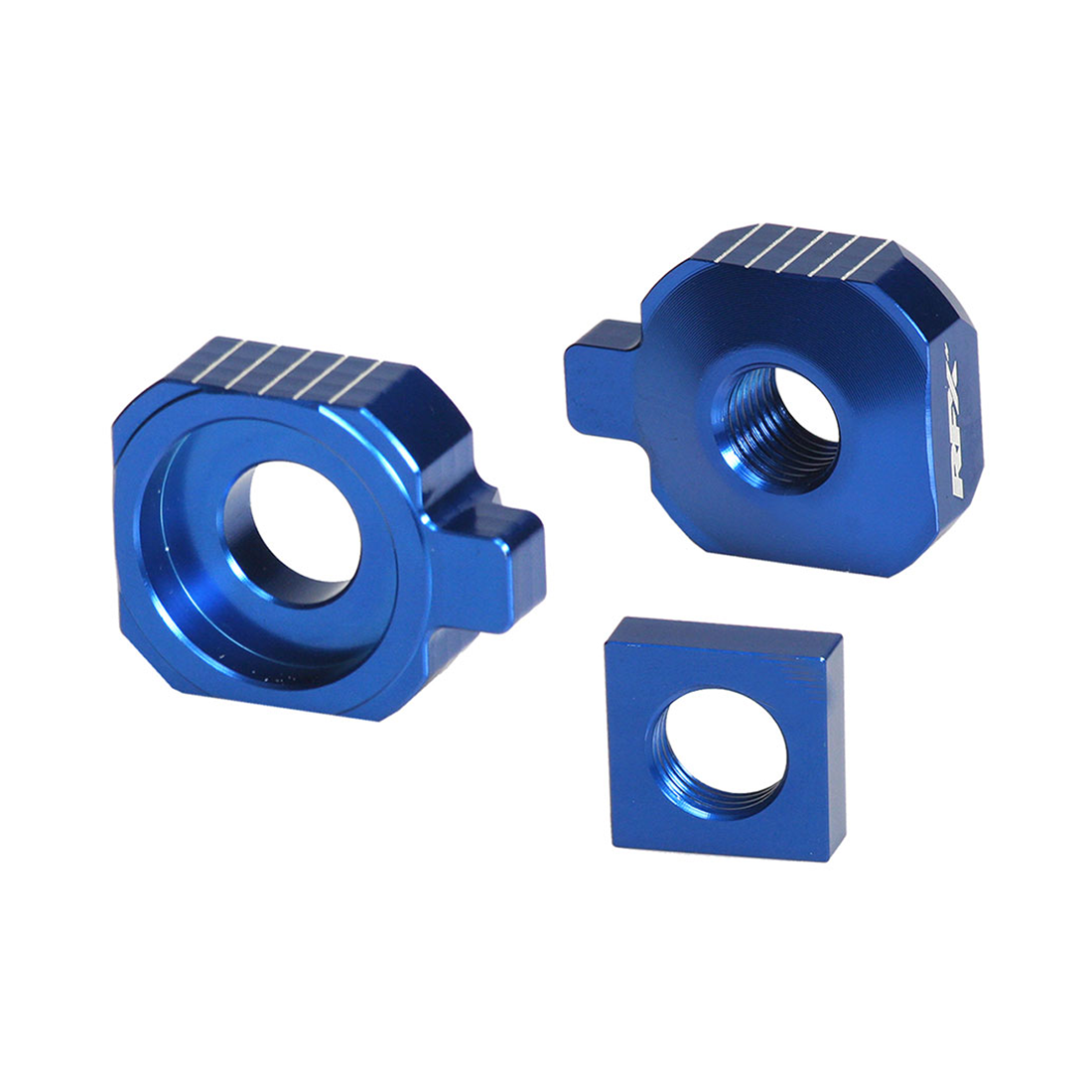 RFX Rear Axle Blocks Blue Husqvarna/KTM/Gas Fxab 70400 99BU for Husqvarna TC 65 2017-2025