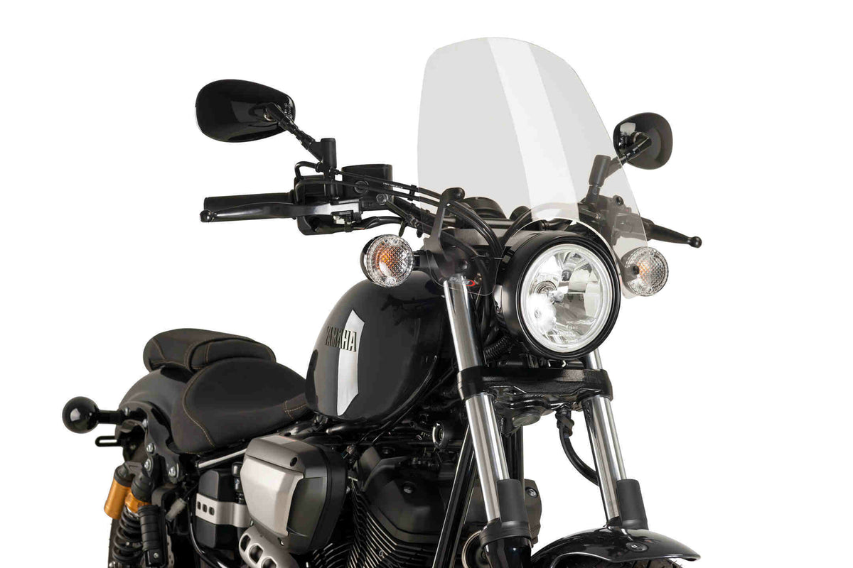 Puig Naked New Gen Windscreen for Yamaha XVS95 V-Star 950 / XVS95C Bolt & More