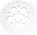 Harddrive Brake Rotor Front - SS Rotor Mirror POL. S/S 11.5" Replaces OEM 44136-84A 144613 for Harley-Davidson FLH Electra Glide / FLHR Road King & More