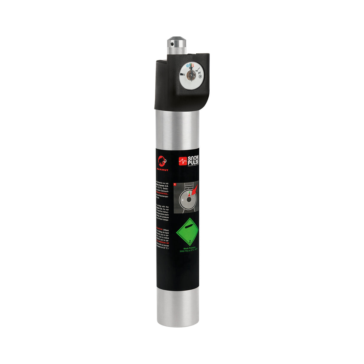 Mammut Cartridge Refillable 207 Bar ALU Empty 2610-00850-9999-1