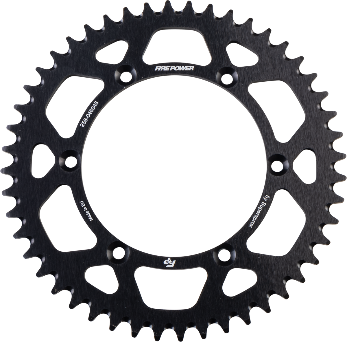 Fire Power Rear Sprocket Aluminum 48T BLK FPA-460-48-BLK for Kawasaki KDX 200 / KDX 220R & More