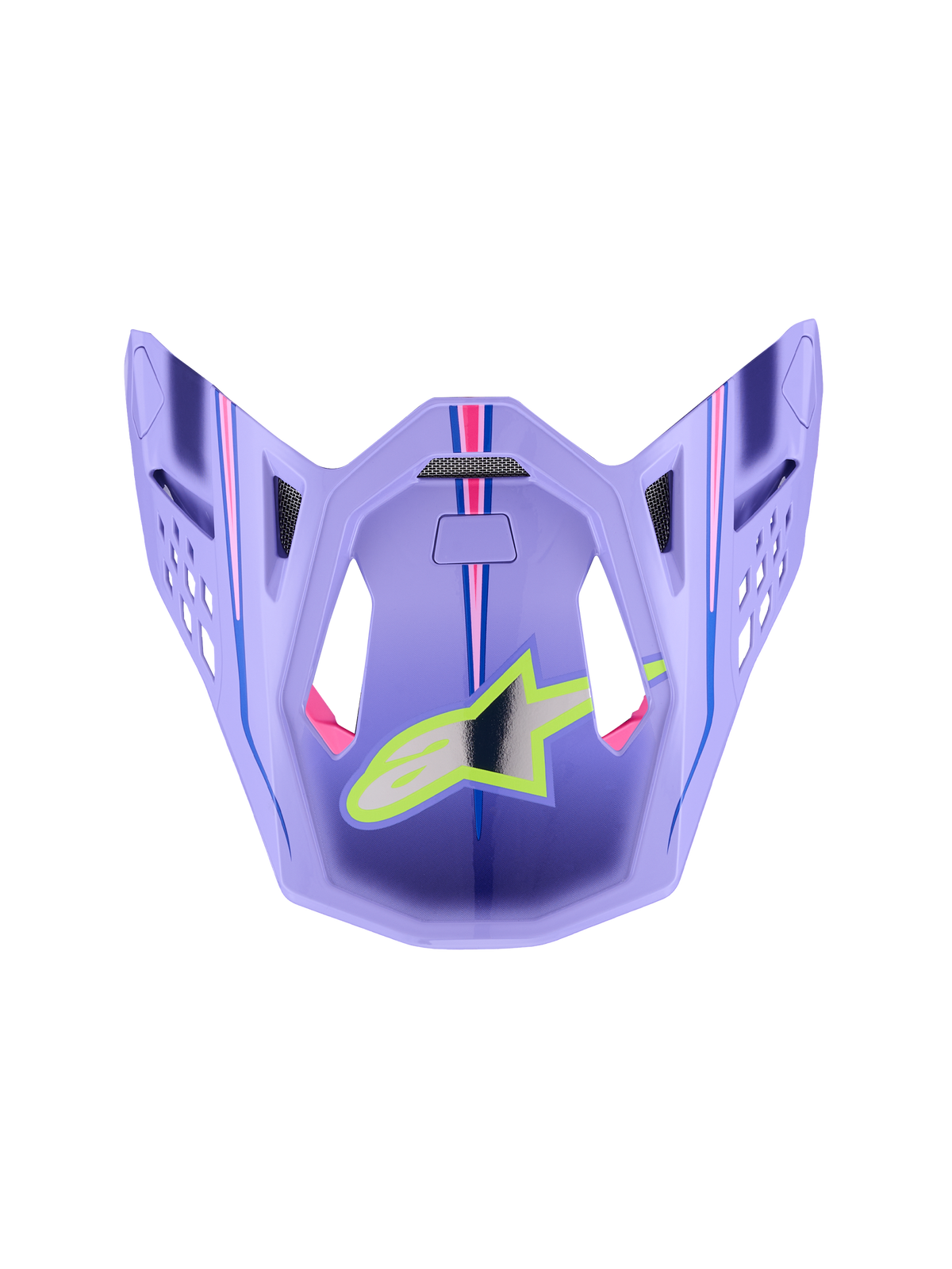 Alpinestars S-M10 JL Visor ECE 22.06 PRPL/PNK Fluo/YLW Fluo GLS 8981125-3144-TU
