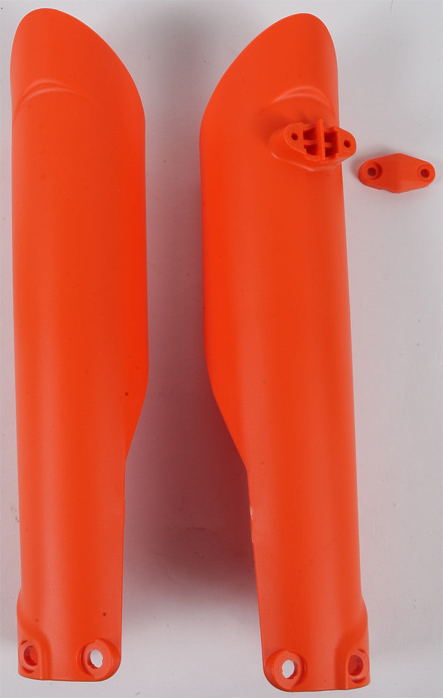 Acerbis Lower Fork Cover Set Fork Covers Orange 2401260237 for KTM 125 SX / 150 SX & More