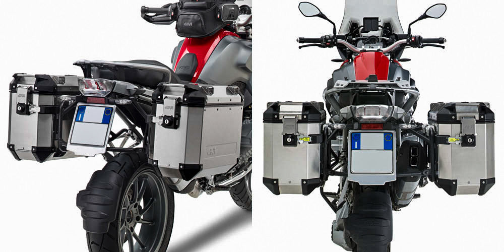 Givi Hard Luggage Mounting Hardware Side Case Hardware Outback PL5108CAM for BMW R1200GS / R1200GS Adventure & More