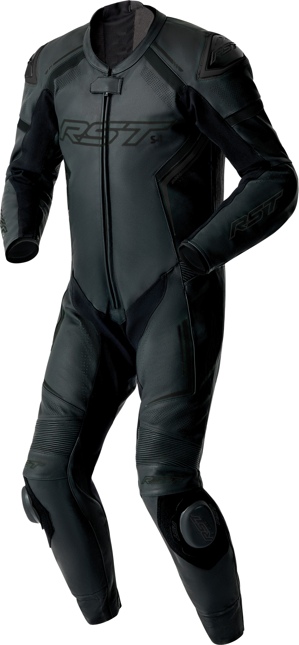 RST S1 D3O Suit Black Leather SM 103604BLK-40