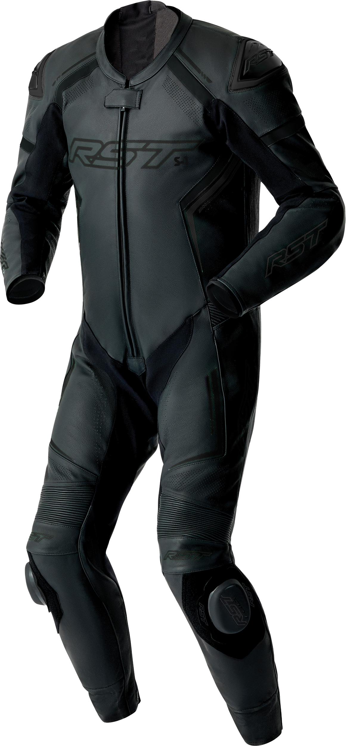 RST S1 D3O Suit Black Leather XS 103604BLK-38