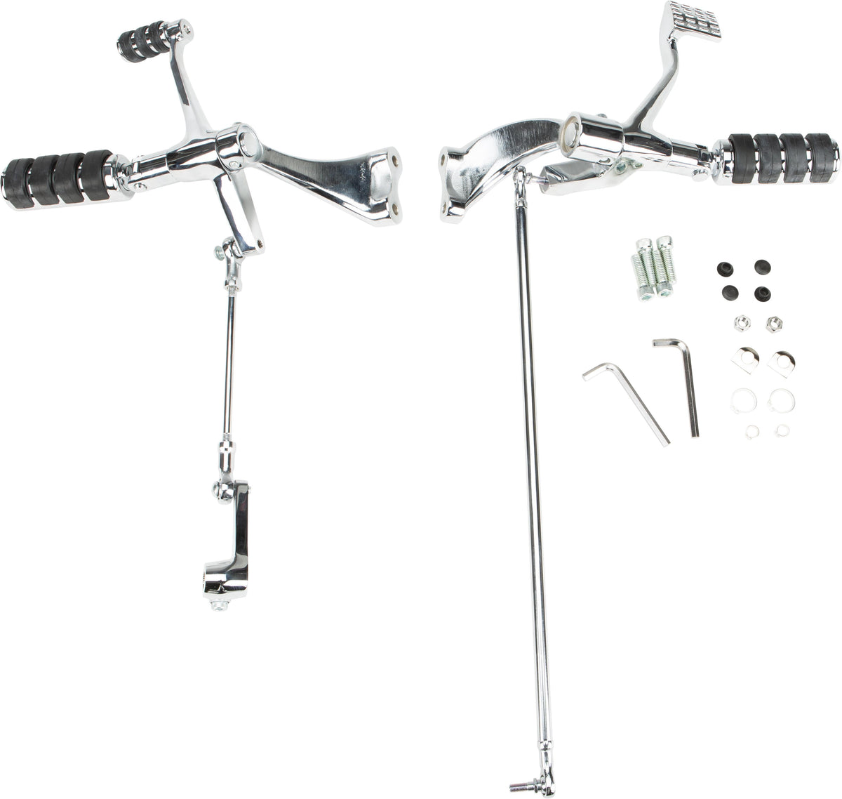 Harddrive Forward Control Kit XL 04-13 CHR W/Rubber Band Pegs 35-0215CK for Harley-Davidson