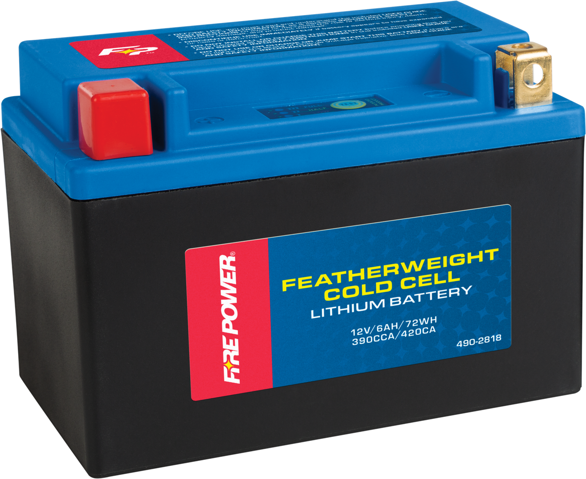 Fire Power Coldweather Lithium Battery 390 CCA 12V/72WH HJTX20CH-FP-B-C for Polaris