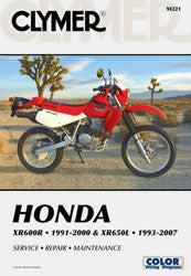 Clymer Repair Manual XR600R/XR650L CM221 for Honda XR600R 1991-2000