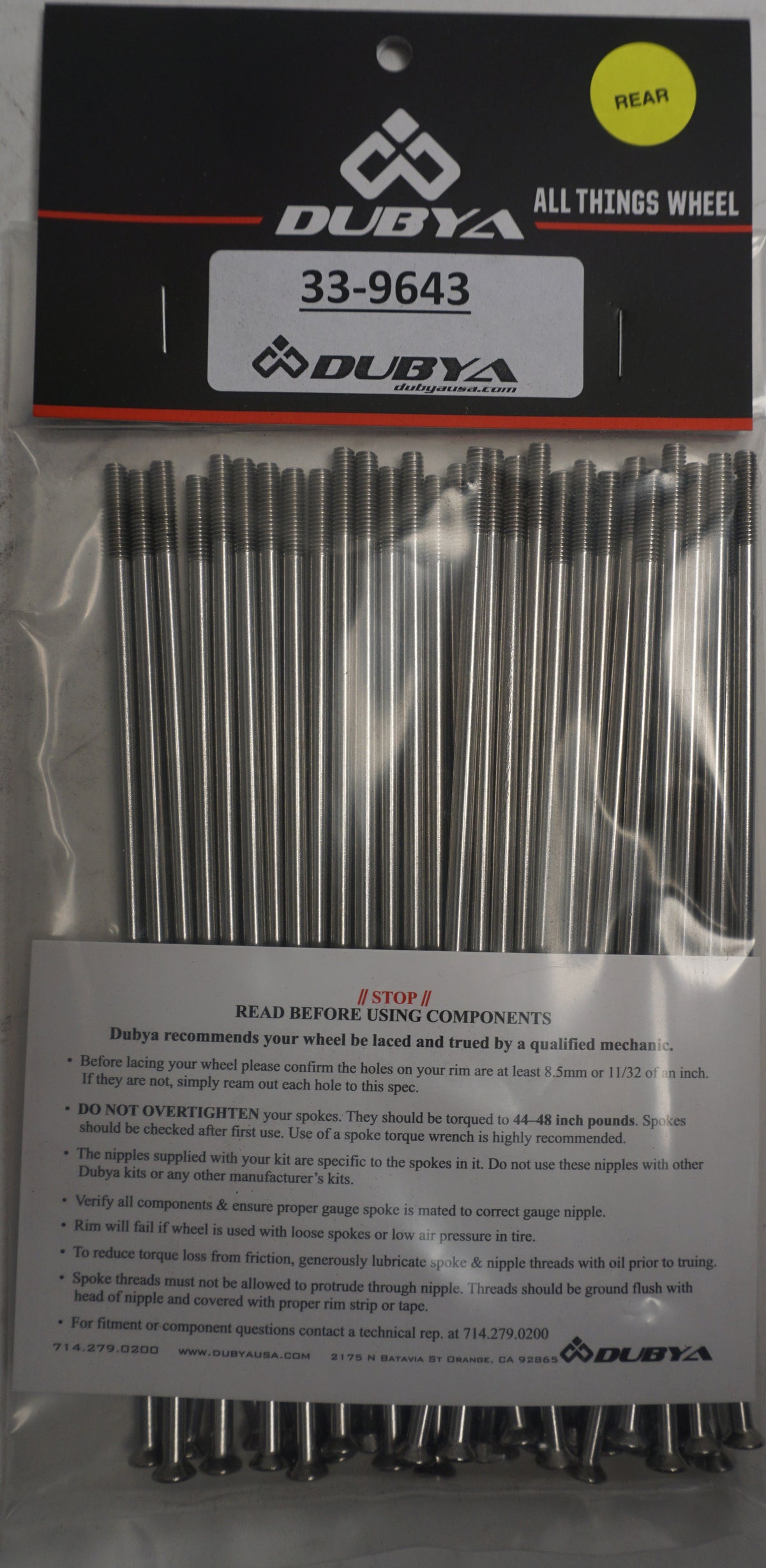 Bulldog Spoke Kit for GasGas MC 85 17/14 / GasGas MC 85 19/16 & More