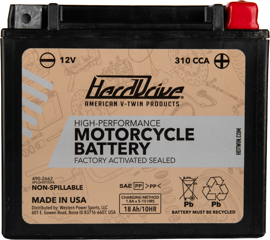 Harddrive AGM Sealed Battery