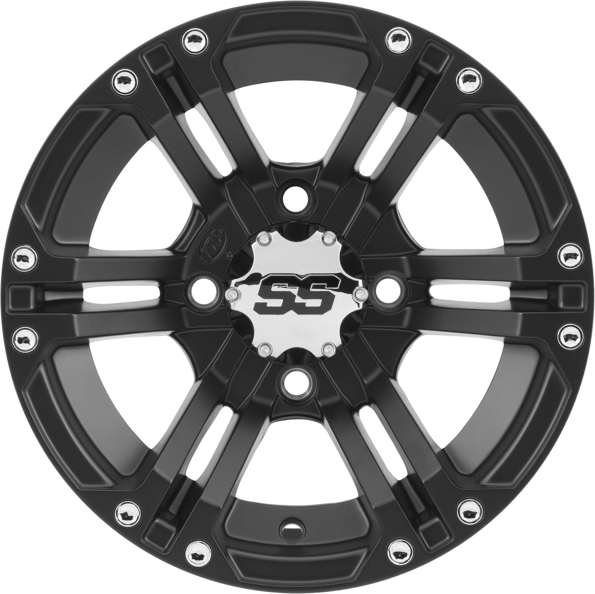 ITP SS212 BLK 14X8 4/110 5+3 1428374536B for Honda / Kawasaki & More