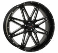 System 3 ST7 Wheel 24X9 5+4 (0MM) 5/4.5 Gloss Black Milled 24S3-7255