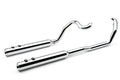Cobra True Dual Headpipes Chrome FLH/FLT 07-08 6251 for Harley-Davidson FLHR Road King / FLHRC Road King Classic & More
