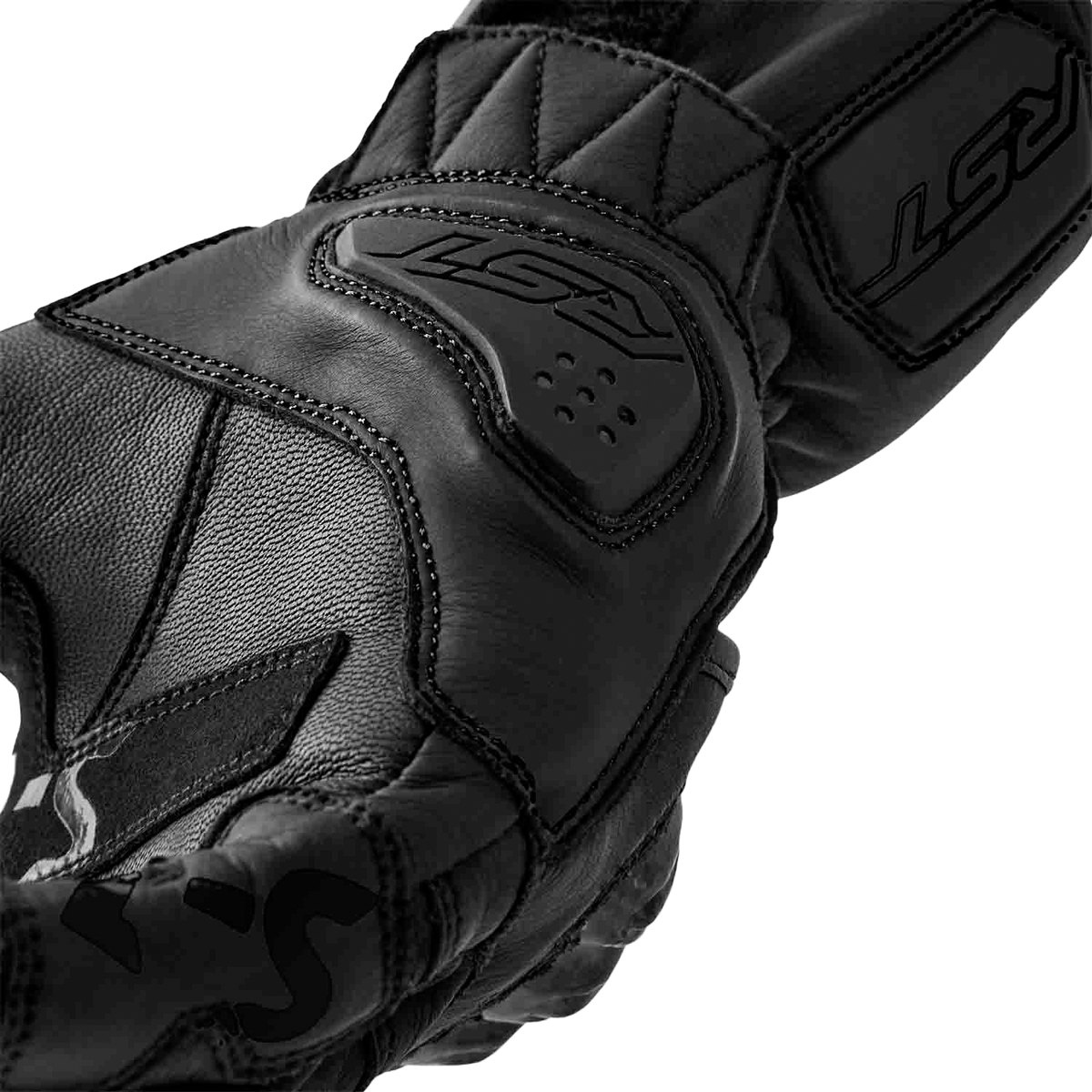 RST Womens S1 Glove Black Leather SM 103653BLK-06