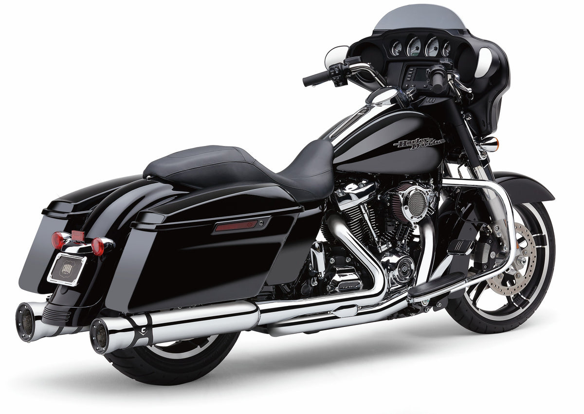 Cobra Pro Chamber Headpipes Chrome FLH/FLT 17-23 6255