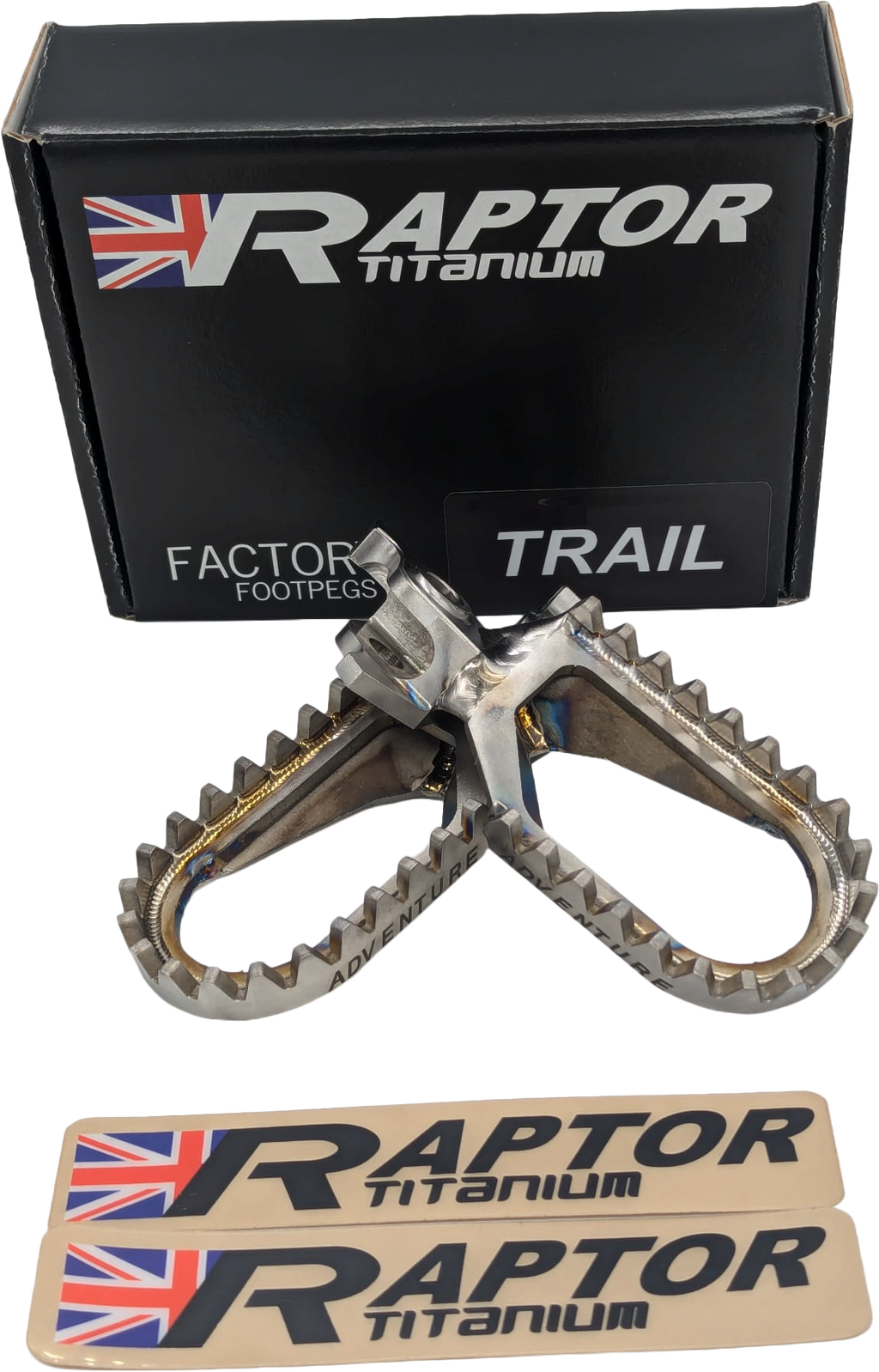 Raptor Titanium Foot Pegs ADV PR ADV002 for Honda