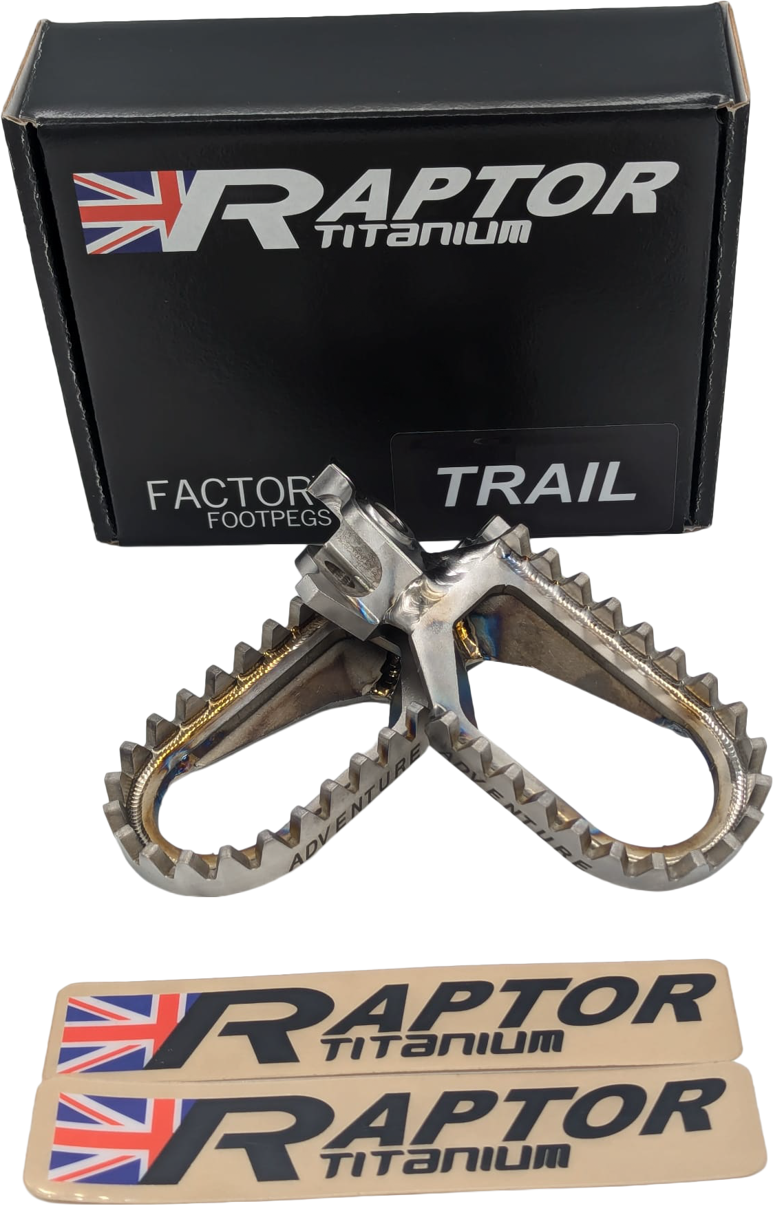 Raptor Titanium Foot Pegs ADV PR ADV002 for Honda