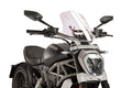 Puig Windscreen Naked New GEN Sport Clear 8922W for Ducati XDiavel / XDiavel S 2016-2018