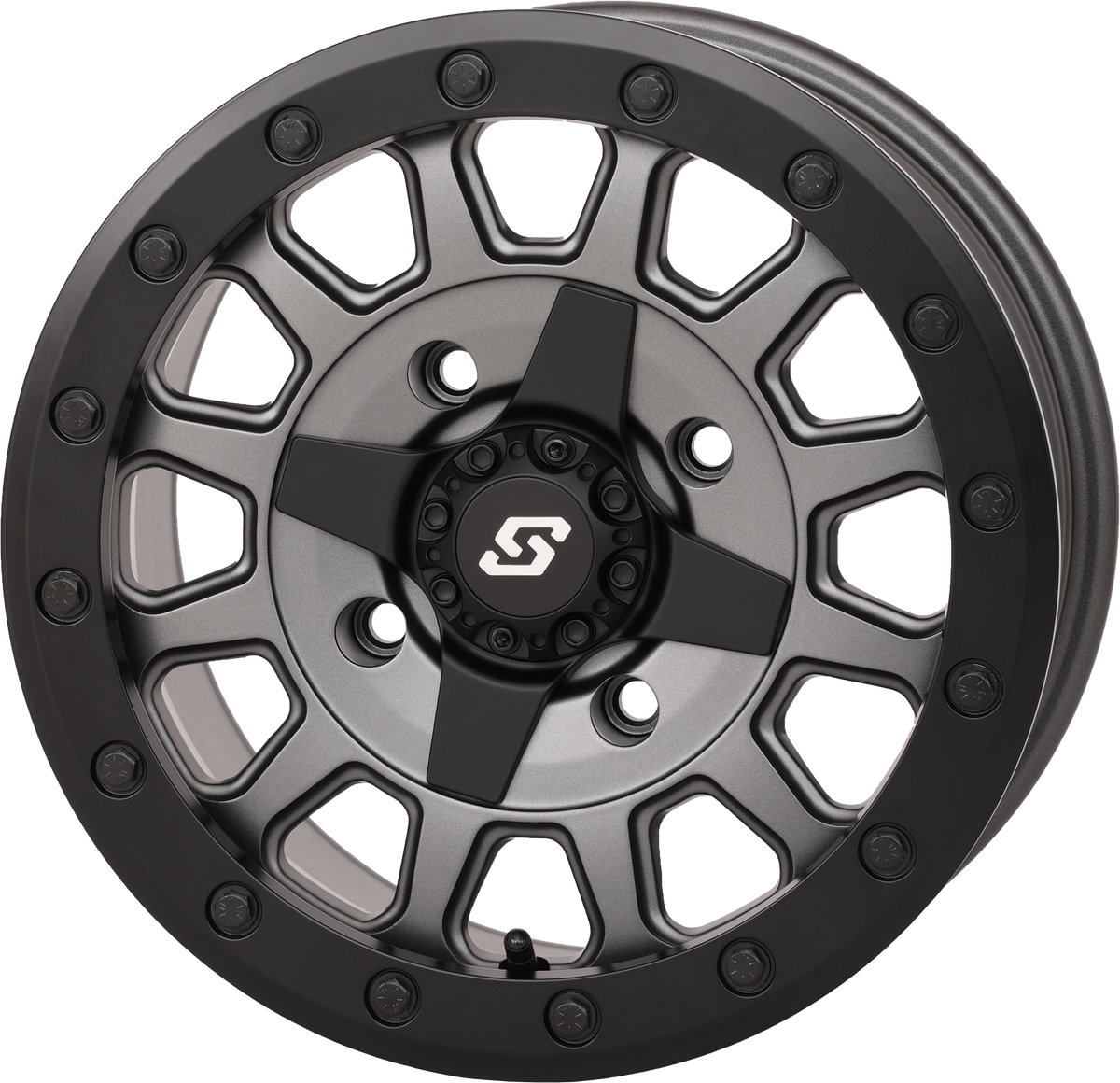 Sedona Adapt Beadlock Wheels Adapt DD Wheel 14X7 5+2 4/137 & 4/156 Matte GNMTL Grey 570-9121