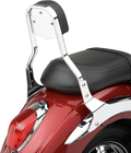 Cobra Metric Mini Sissy Bar Backrest Insert Chrome Plate Fits Short/Mini 02-5060