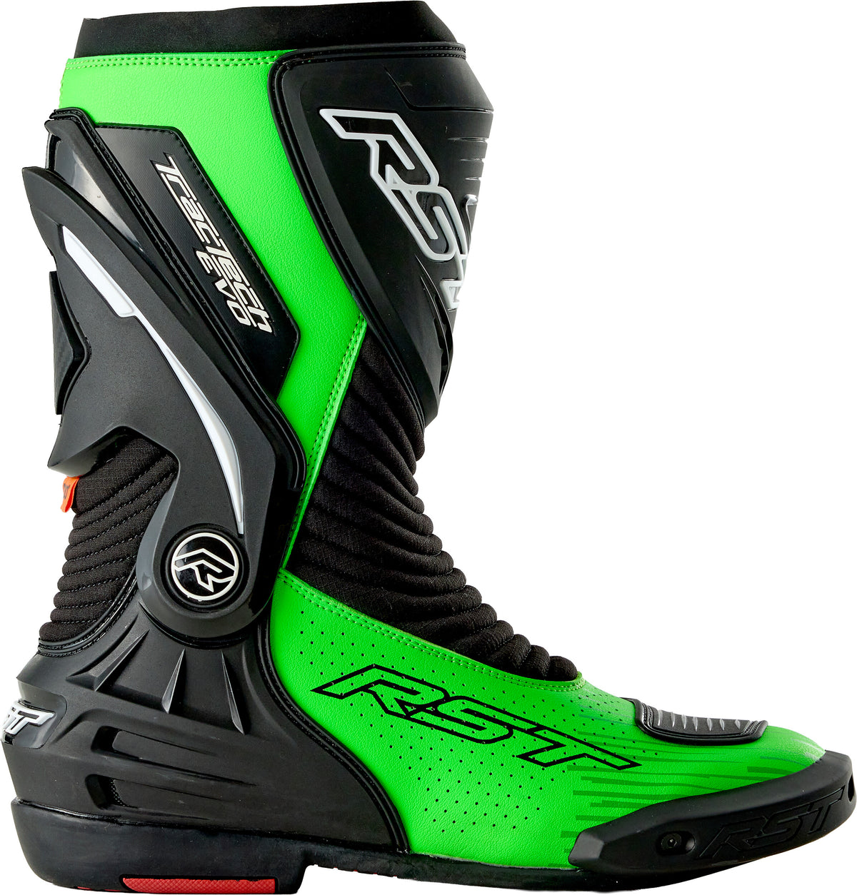 RST Tractech EVO D3O Boot Black/FLO Green 7 103700F.GRN-40
