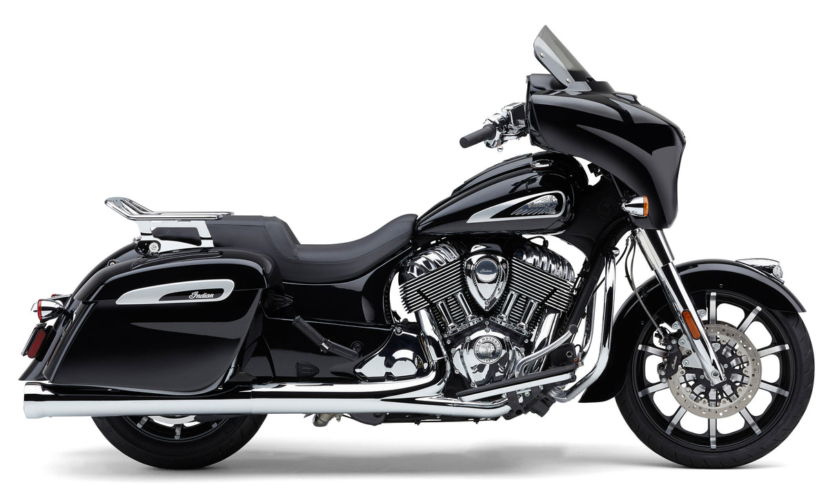 Cobra 4" NH Slip-ONS Chrome GEN-1 Bag 5205 for Indian Chieftain / Chieftain Classic & More
