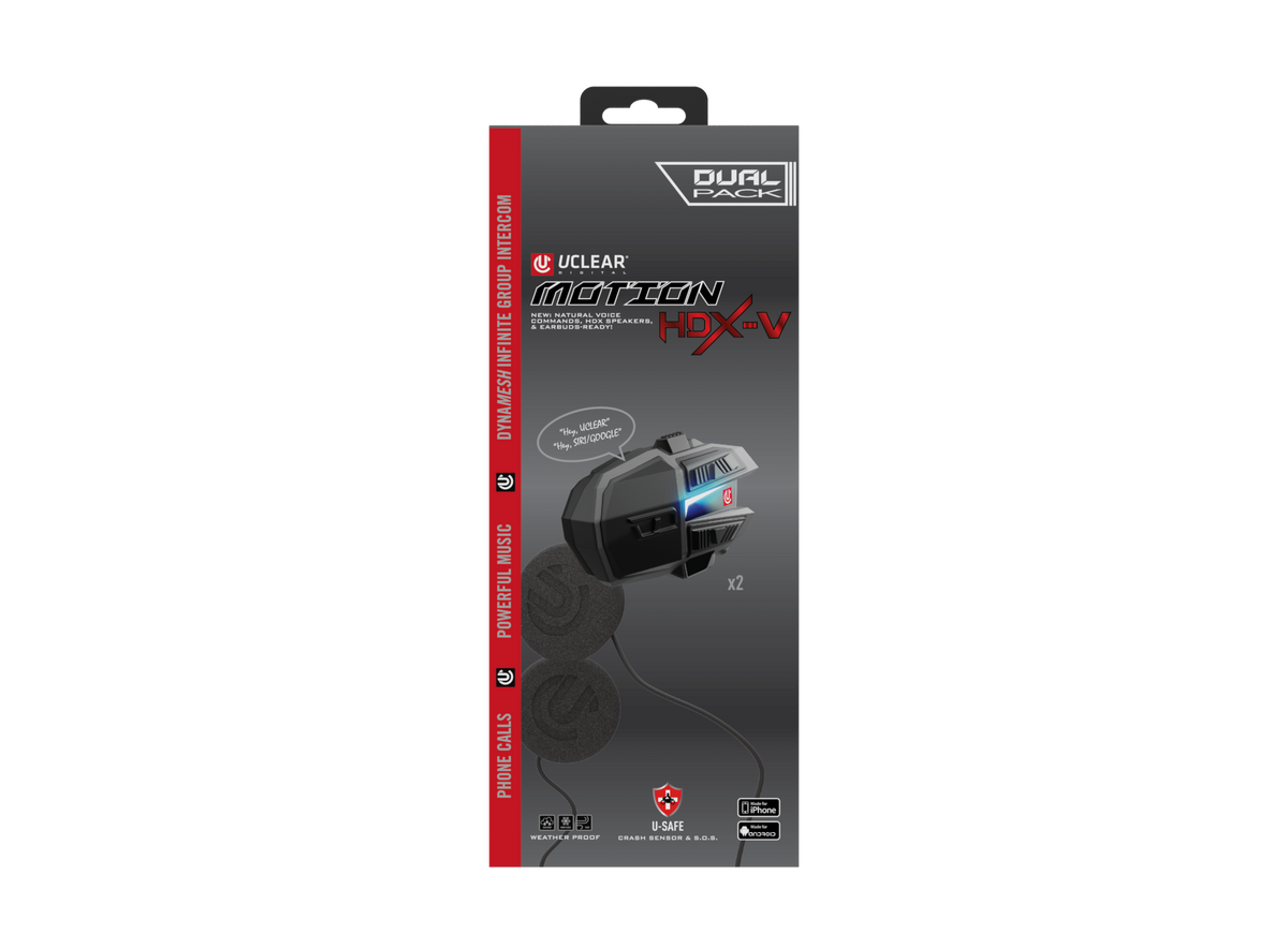 Uclear MOTION HDX-V DUAL KIT HELMET AUDIO DUAL KIT