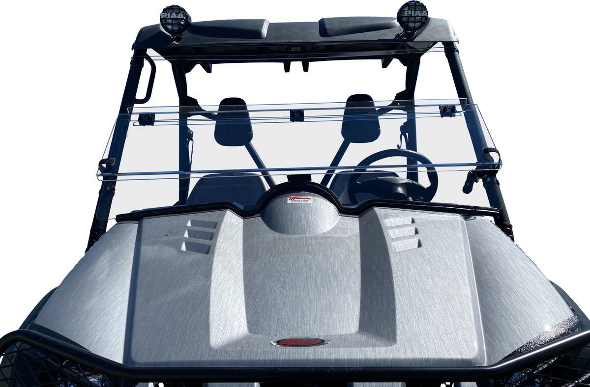 Open Trail Folding Windshield V000242-12200T for Yamaha YXR450F Rhino 450 / YXR660F Rhino 660 & More