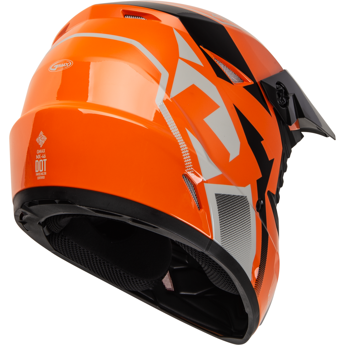 GMAX MX-46 Compound Helmet Orange/Black/Grey XL D3464287