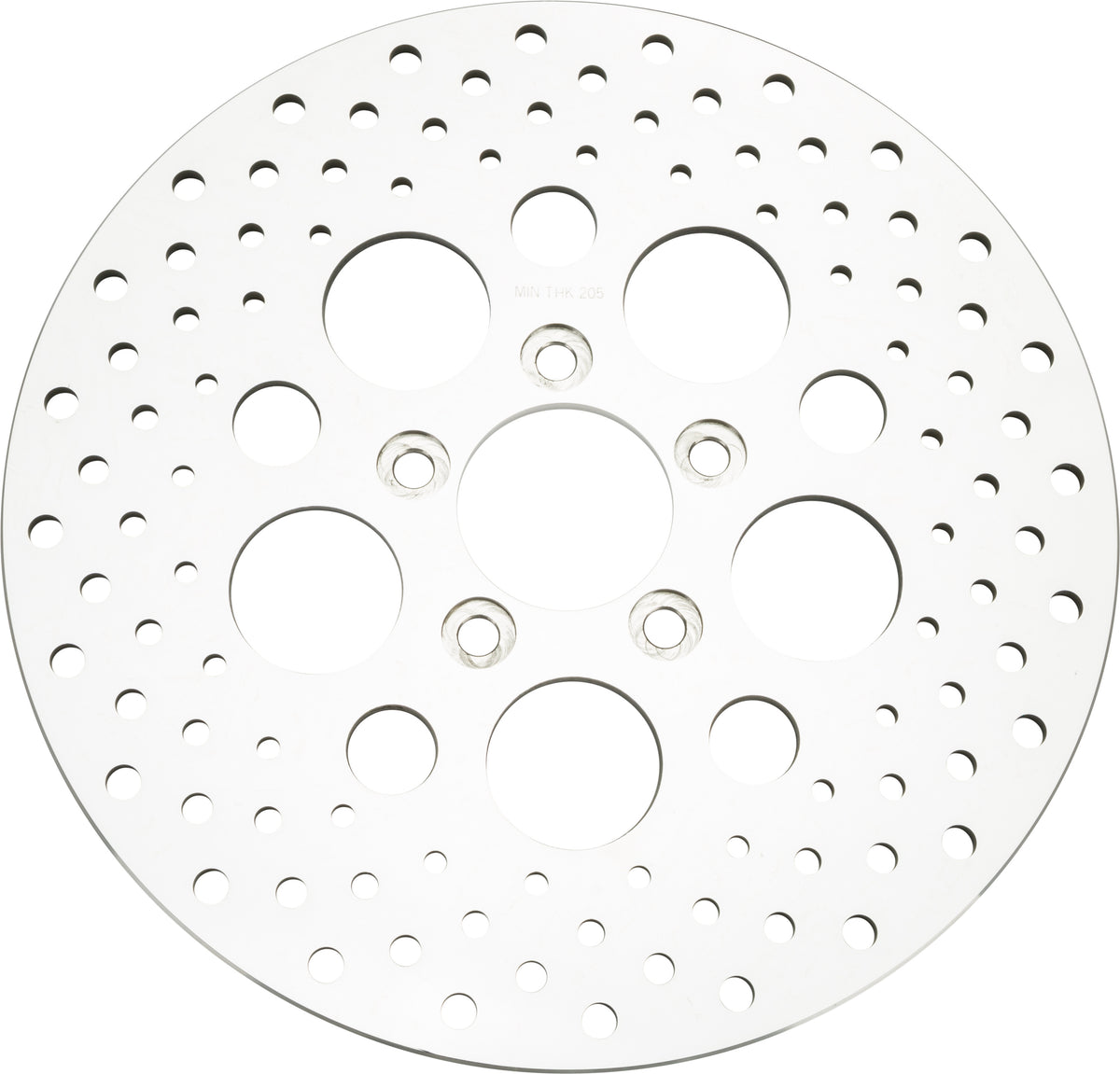 Harddrive Brake Rotor Rear 11.5" SS Polished 2.22ID 144603 for Harley-Davidson FLD Dyna Switchback / FLDE Softail Deluxe & More