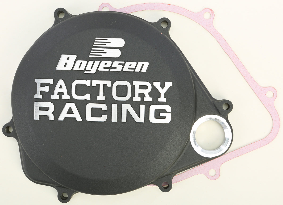 Boyesen Factory Racing Clutch Cover Black CC-06CB for Honda CRF450R / CRF450RX 2017-2024