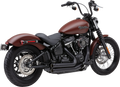 Cobra Speedster 909 Black Softails 12-17 6711B for Harley-Davidson