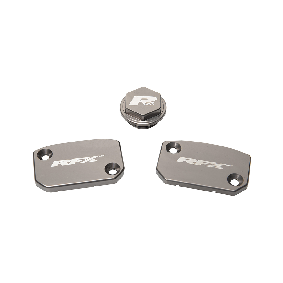 RFX Master Cylinder Covers Reservoir Cap Kit Grey KTM/Husqvarna/Gas Brembo FXRC 52000 99H2 for GasGas MC 125 / MC 250F & More