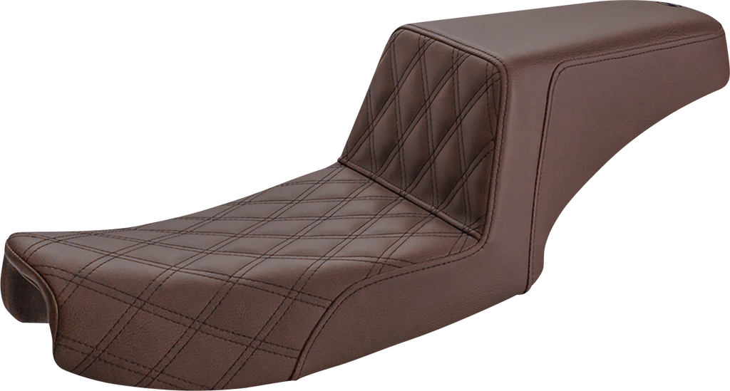 Saddlemen Step-Up Seat — Front Lattice Stitch