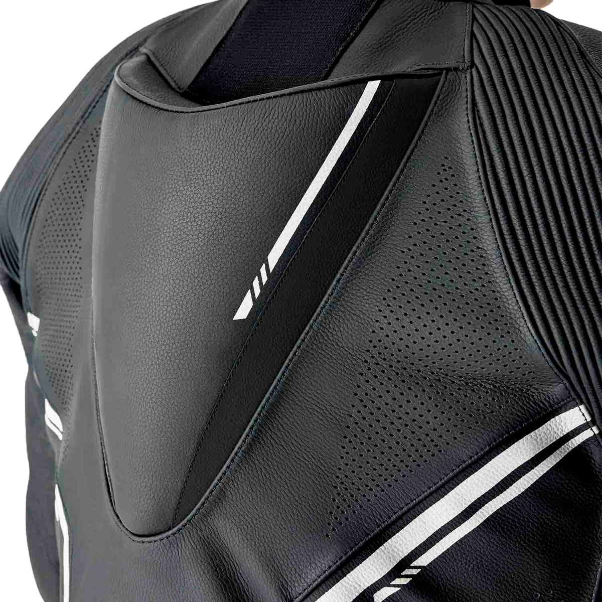 RST S1 D3O Suit BLK/WHI Leather MD 103604WHI-42
