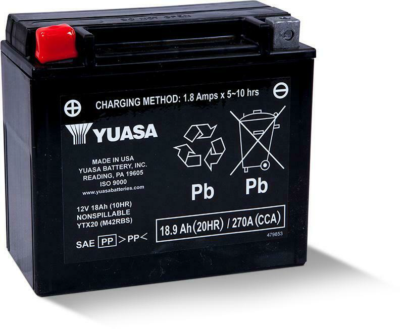 Yuasa Battery YTX20 Sealed Factory Activated YUAM42RBS