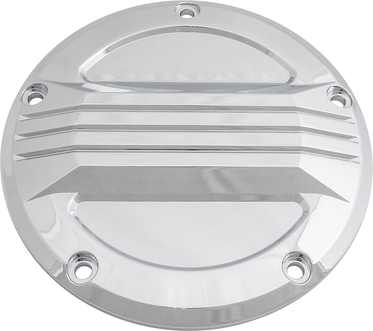 Harddrive Custom Derby Cover Chrome Twin Cams 99-17 B-38-1 for Harley-Davidson FLD Dyna Switchback / FLHR Road King & More