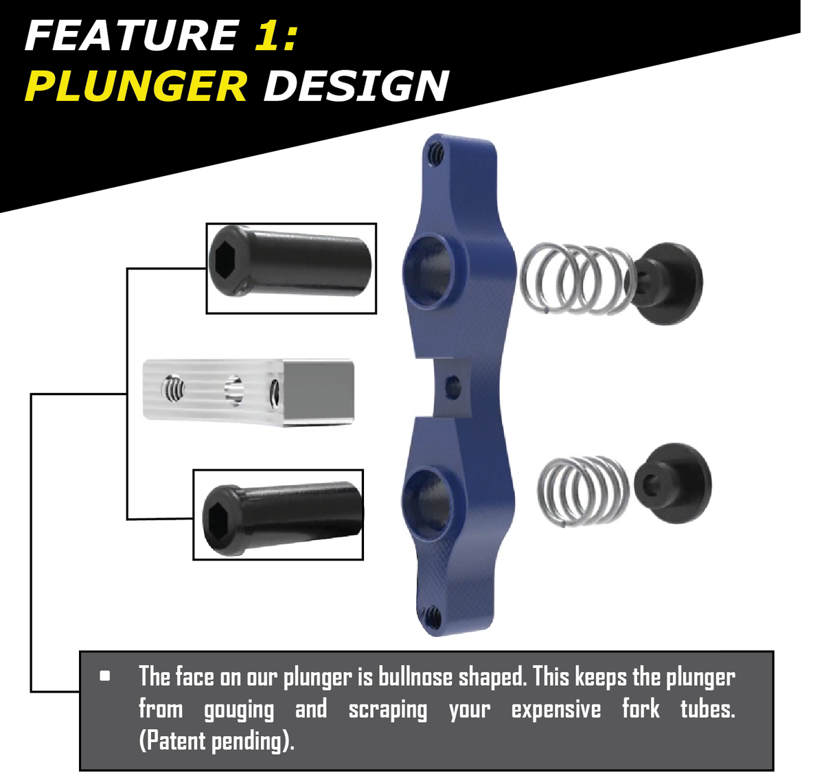 Tamer Double Button X-Wing Blue HH-DBU-02B
