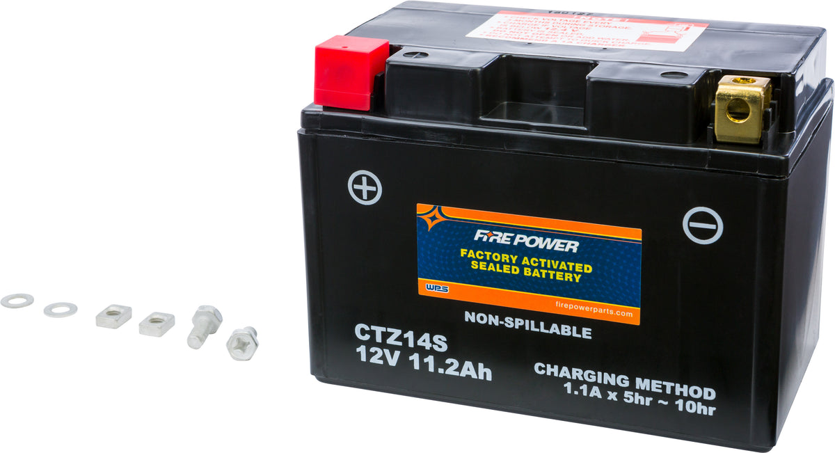 Fire Power Battery CTZ14S Sealed Factory Activated for BMW / Honda & More