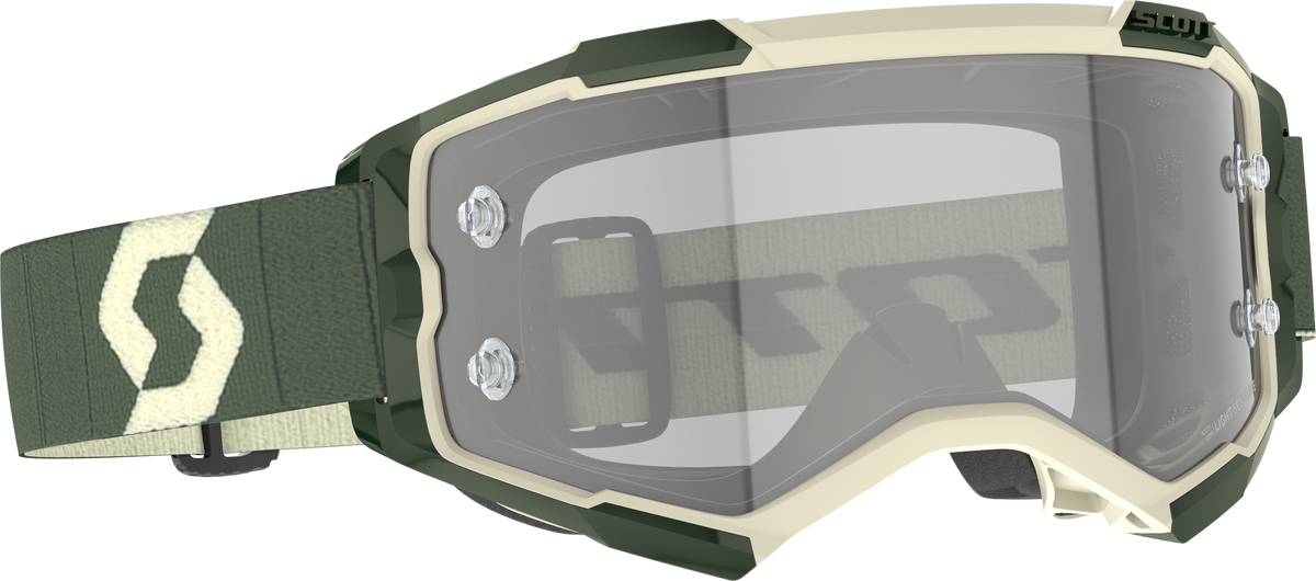 Scott Fury LS Goggle Kaki Green LS Grey Works 2728276312327