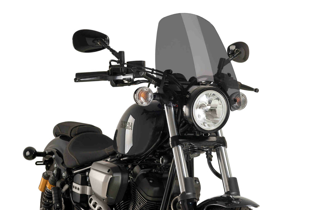 Puig Naked New Gen Windscreen for Yamaha XVS95 V-Star 950 / XVS95C Bolt & More