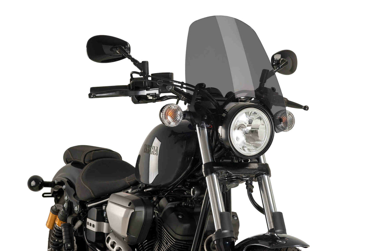 Puig Naked New Gen Windscreen for Yamaha XVS95 V-Star 950 / XVS95C Bolt & More