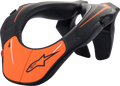 Alpinestars Youth Neck Support Black/Orange 6540118-14-OS